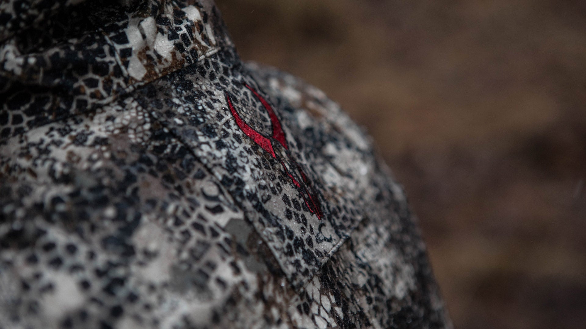 closeup of Moonrivers rain jacket
