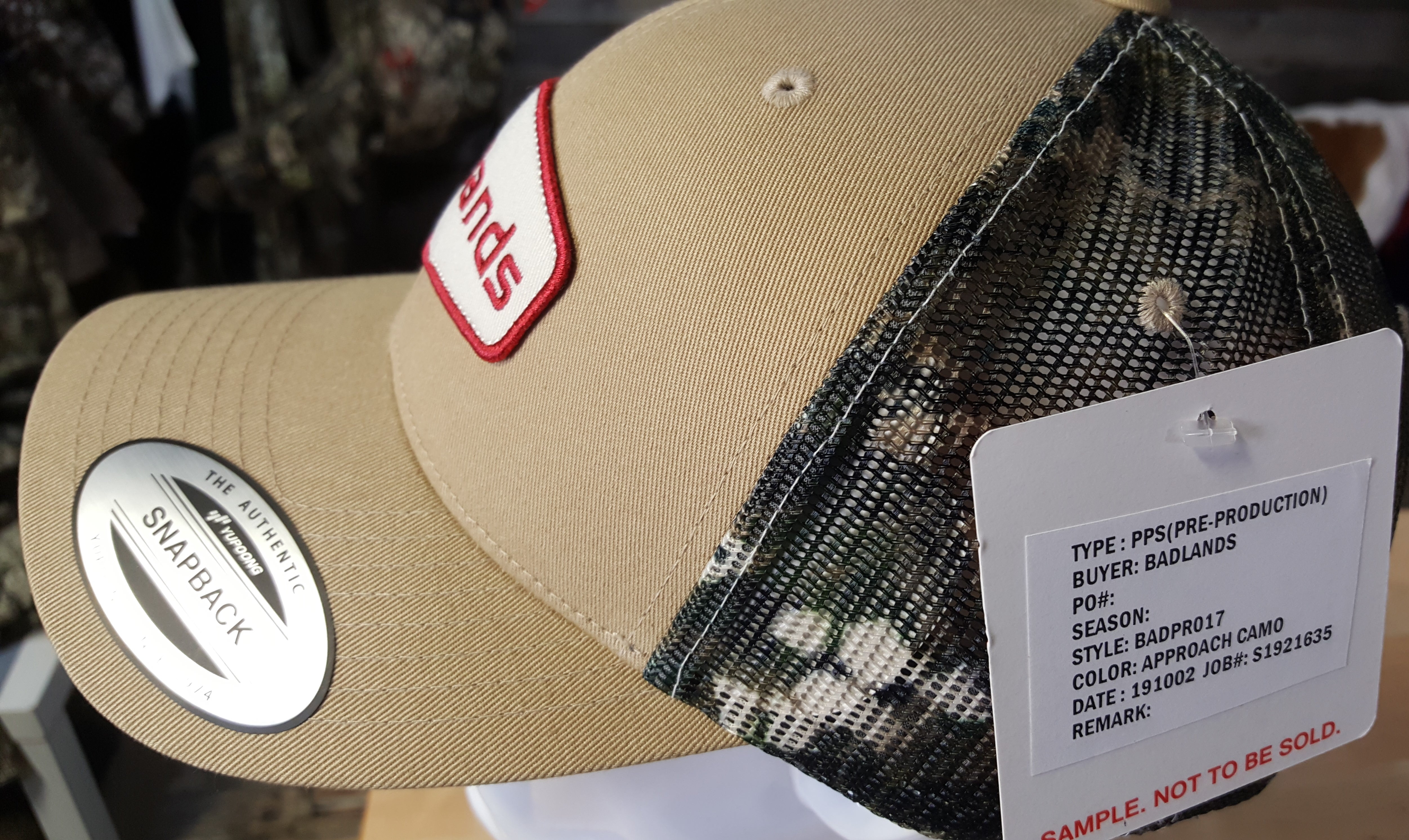 FILL 'ER UP CAMO MESH HAT
