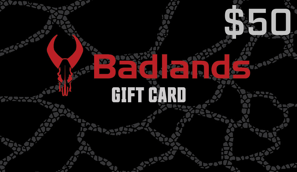 Moonrivers $25 gift card with red skull logo on a black patterned background; text is bold and easy to read.